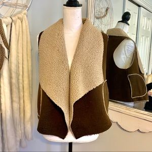 C&C California Faux fur vest